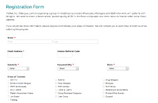 HotButton RegistrationForm